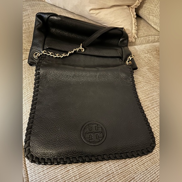 LEATHER TORY BURCH HANDBAG WITH MATCHING WALLET - Picture 4 of 8